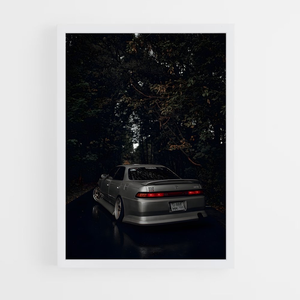 Poster Mark ii jzx élégant – affiche Toyota (vue 3)